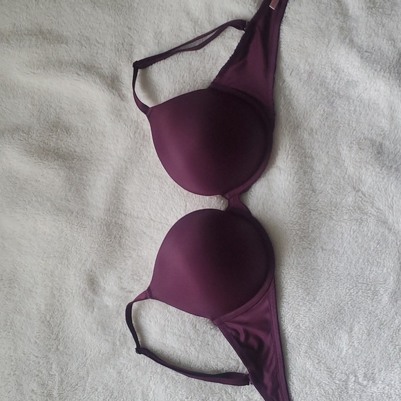 VICTORIA’S SECRET | PINK Wear Everywhere Push Up Purple Bra 32E/32DD - Picture 2 of 6